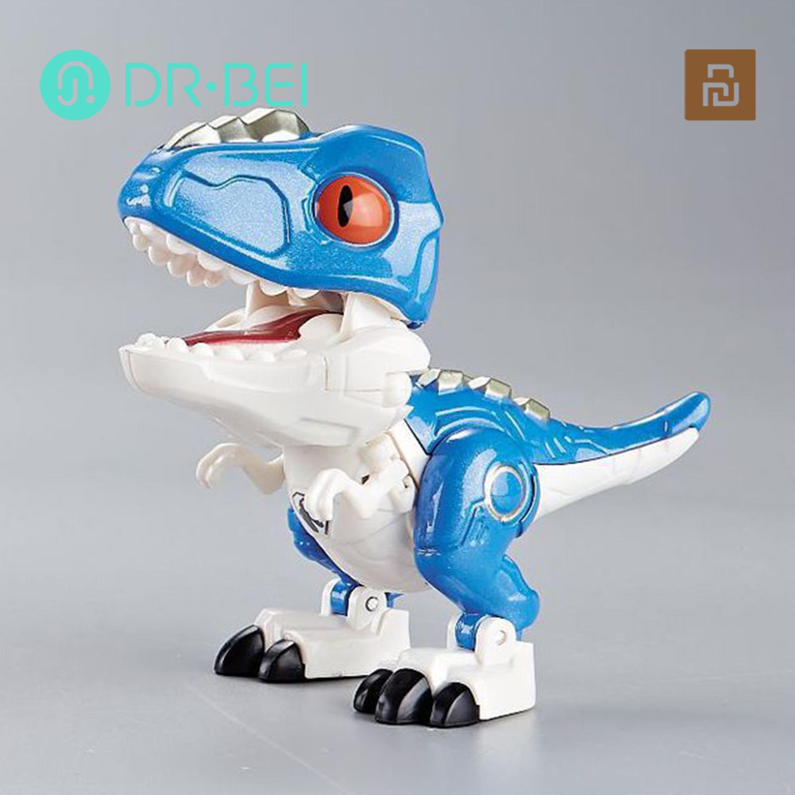 DR BEI Robot Dinosaur Toy Dilophosaurus Simulation Dinosaur Robot Model Toys. 