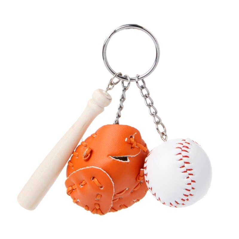 Mini on sale softball keychain