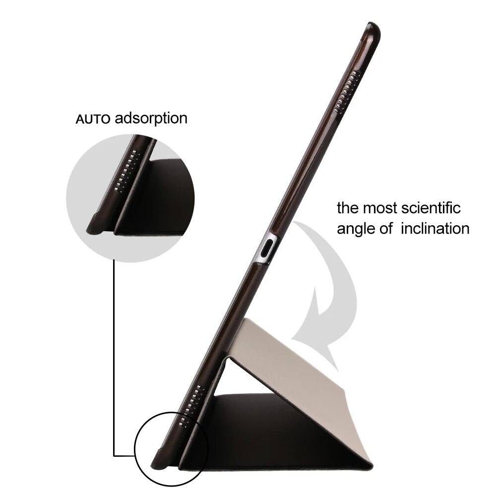 【3C VictoryEagle】Case For iPad Air 1 Cover Model A1474 A1475 A1476 , SZEGYCHX PU Ultra Slim Magnet Sleep up Smart Cover. 