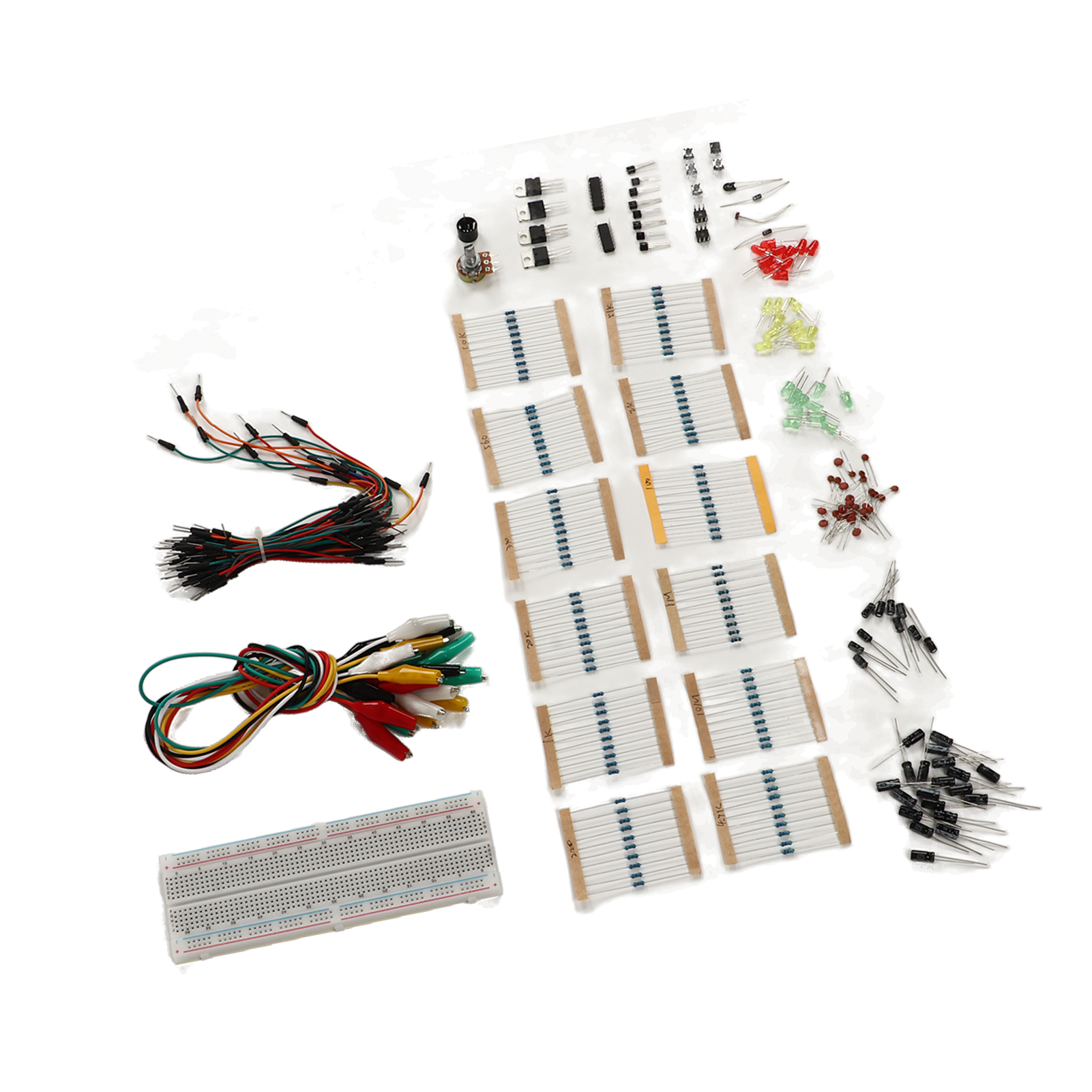 Electronic Component Assortment Kit Electronic Component Kit Lightweight for DIY. 