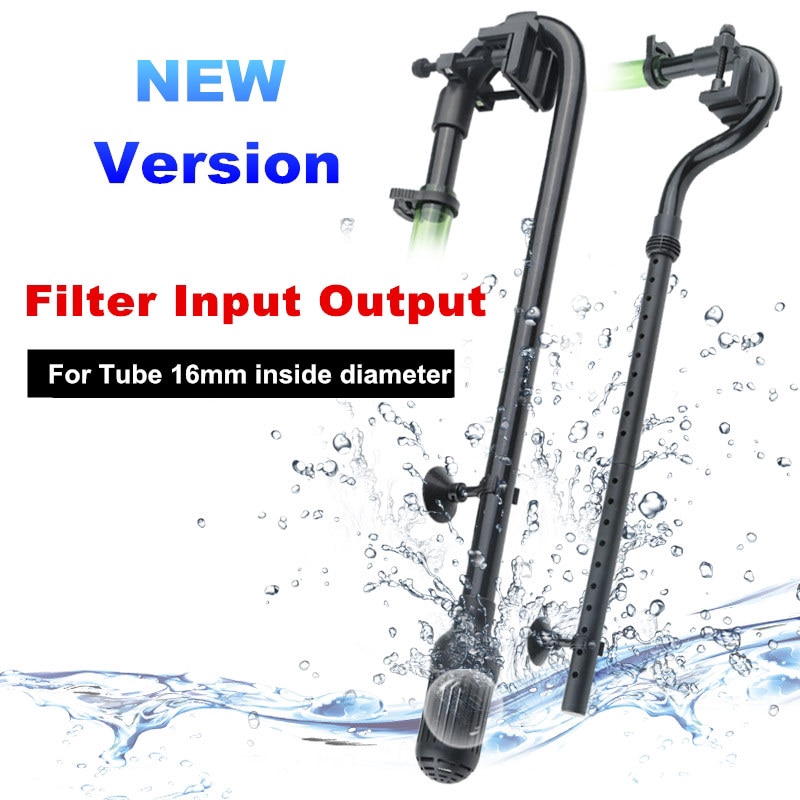 External Aquarium Filter Canister Input Output Tube Rain Pipe For Sunsun 302B 303B Filter with 16/22mm Tube