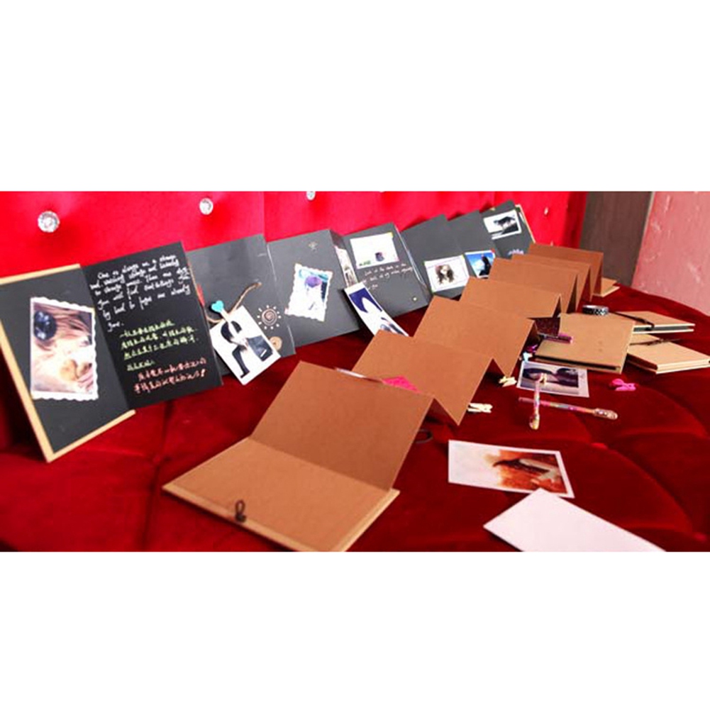 1 Scrapbook Photo Album Retro Style Truck Cover Accordion Foldable Photo Album DIY Scrapbook Handmade Crafts. 