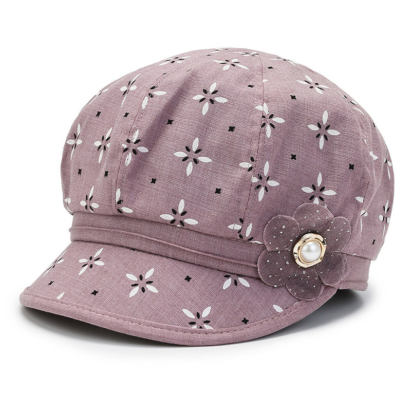 Middle-aged and elderly hats, female spring and autumn days, mother caps, thin cloth hats, old man hats, grandmothers, spring and summer old lady hats