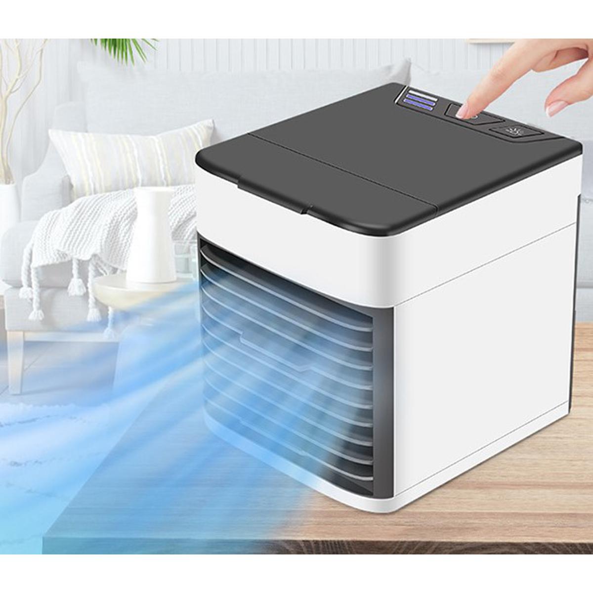 Newly style 3-In-1 Electric USB Portable Table Fan arctic air ultra Mini Air Cooler fan With 7 Color Led Night Light