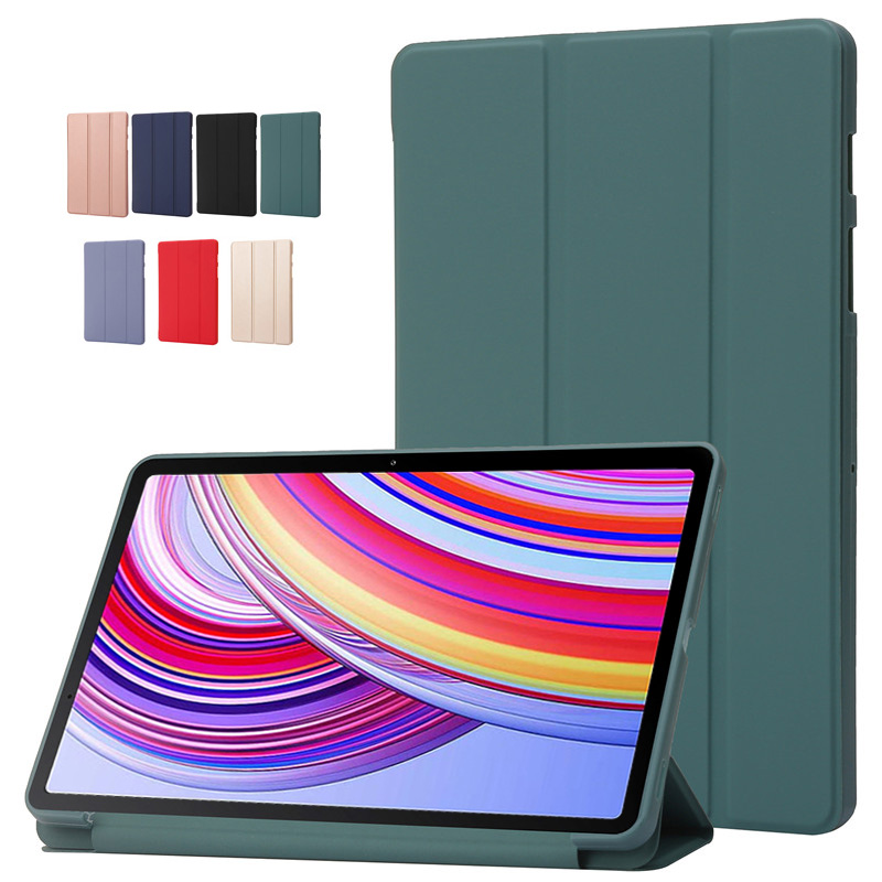 For Xiaomi Redmi Pad Pro Case 2024 PU Leather Soft TPU Back Stand Tablet Shell for Funda redmi pad pro Cover Case 12.1 inch