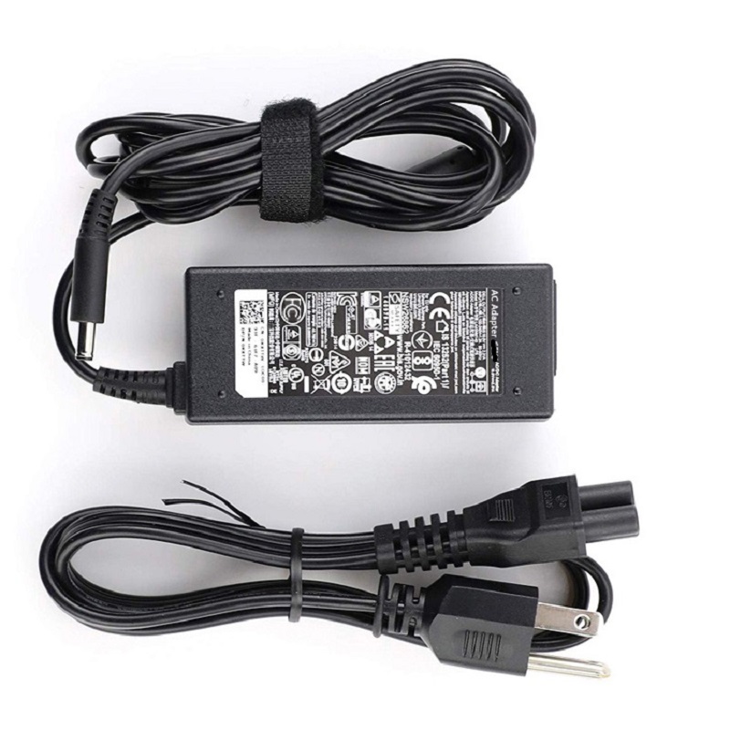 Laptop Adapter Charger DeII 19.5V2.1A 45W (4.5mm X 3.0mm) Ultra Slim Pin, For Inspiron 15 3551 3552 3558 3559 5551 5552 5555 5558 5559 5565 5567 5568 5578 7558 7568 7569 7579 Series. 