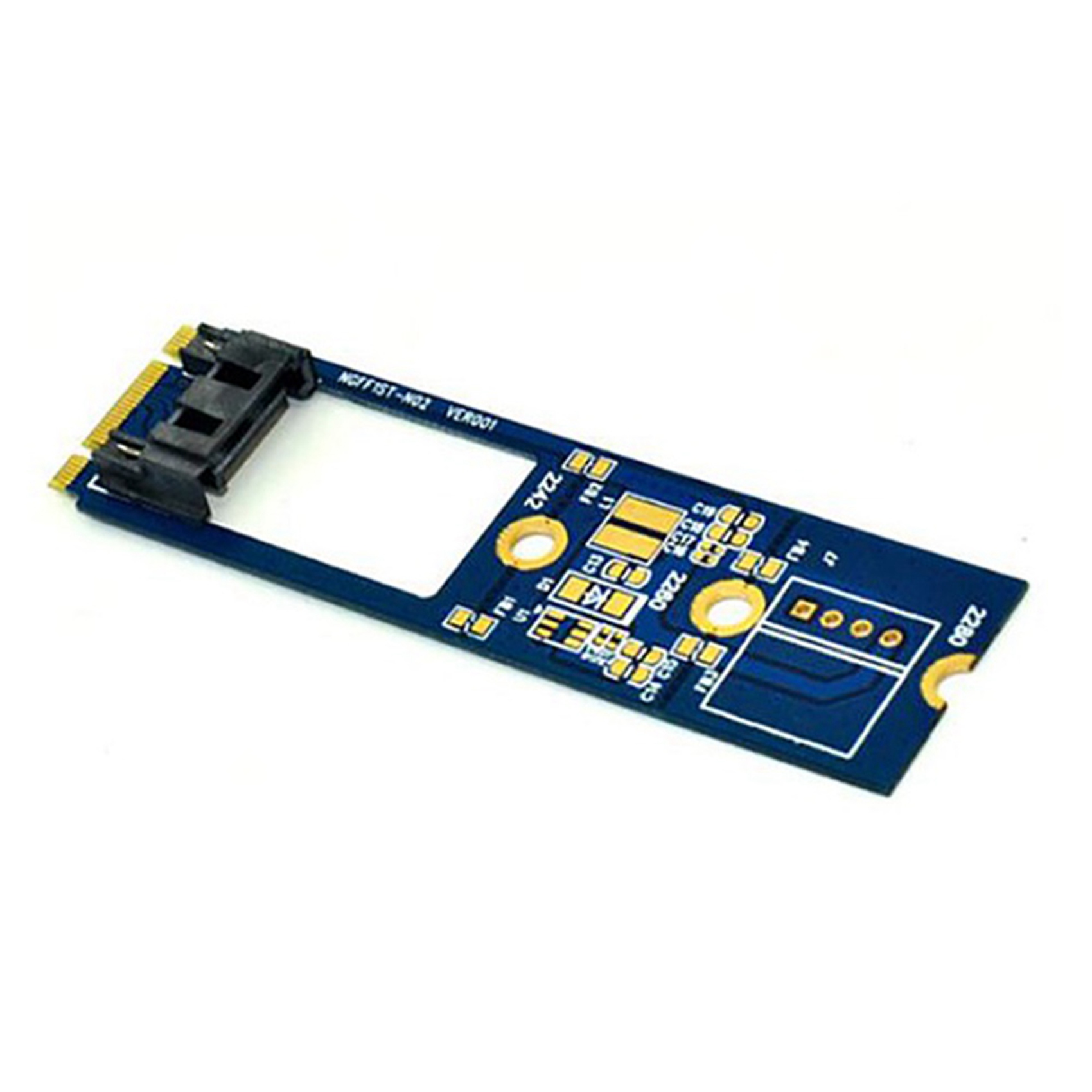 ARELENE 2X M2 SATA Adapter Convert Card B-M KEY M.2 NGFF SATA SSD to 7Pin Adapter Board Card Support 2242 2260 2280 Main Board. 