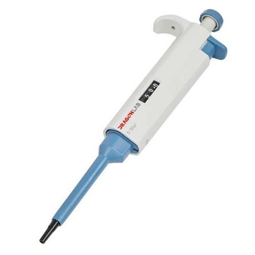 Micro Pipettes Single-channel Adjustable Laboratory DRAGON Pipettor  Volumes(100-1000). 