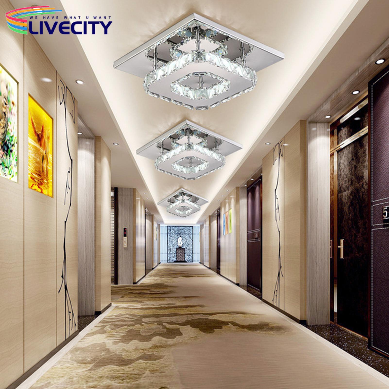 Corridor Ceiling Light Flicker Free Modern Square LED Ceiling Light Lighting Fixture. 