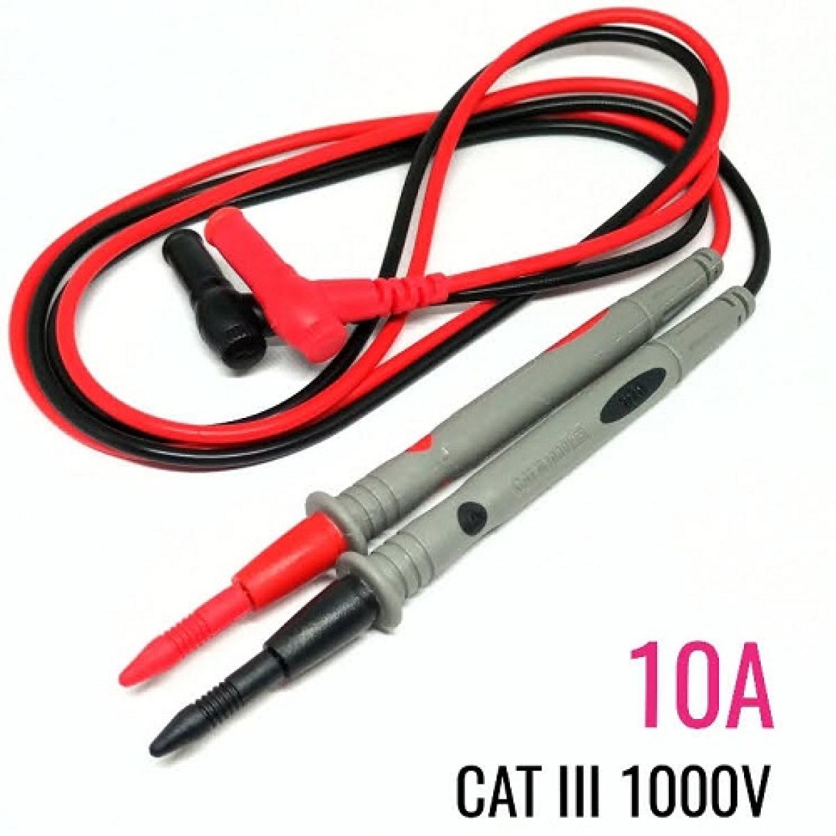 Multimeter Probe Test Leads Pin 10A 1000V for Digital Multimeter Needle Tip Multi Meter Tester Lead Probe Wire Pen Cable. 