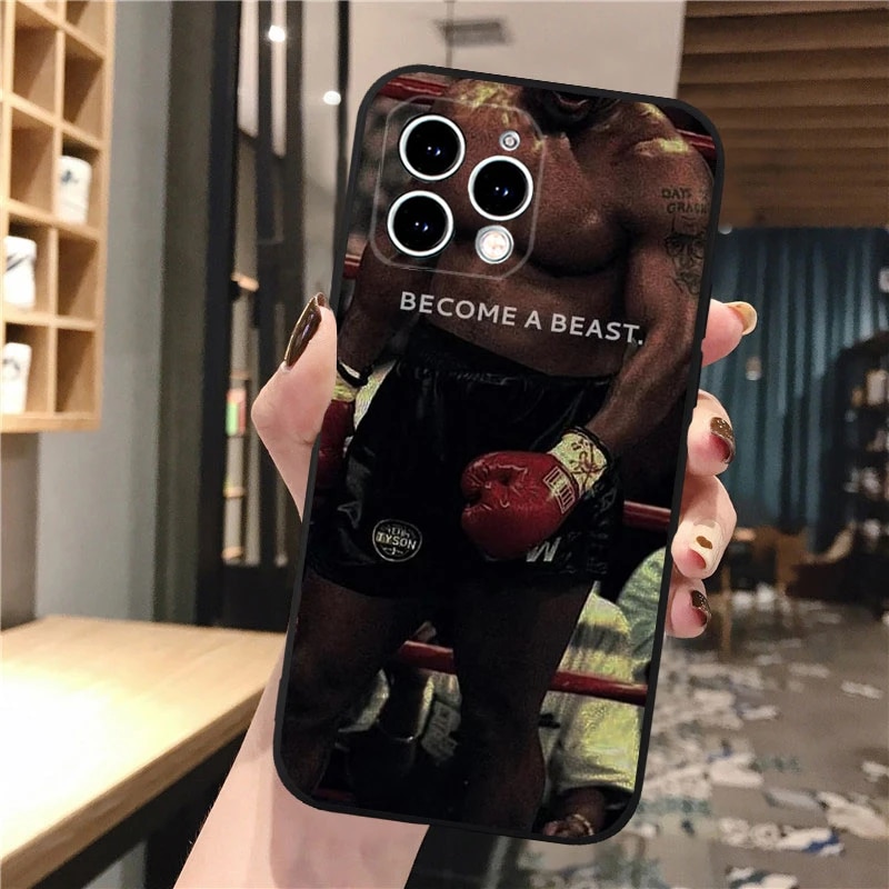 Mike Tyson Boxing Phone Case For iPhone 15 14 Pro Max 13 12 11 Pro Max XSMax XR 12 13 mini 14 Plus Shell. 