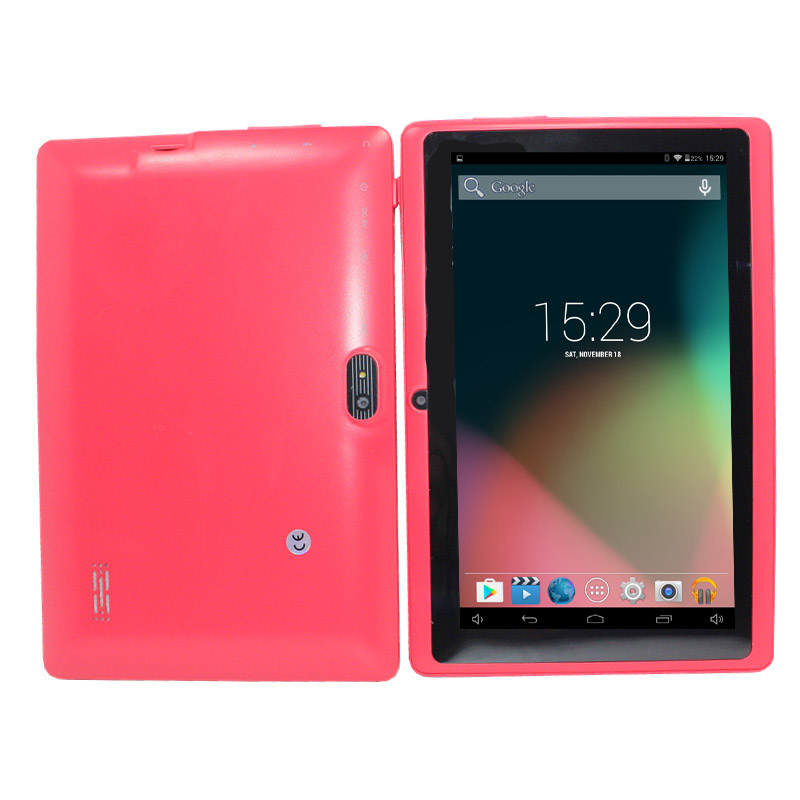 7 inch Computer Q88 4GB ROM Android 4.4 Quad Core Kids Dual Camera Wifi PAD