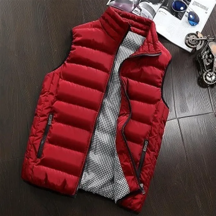 Mens thick outlet vests