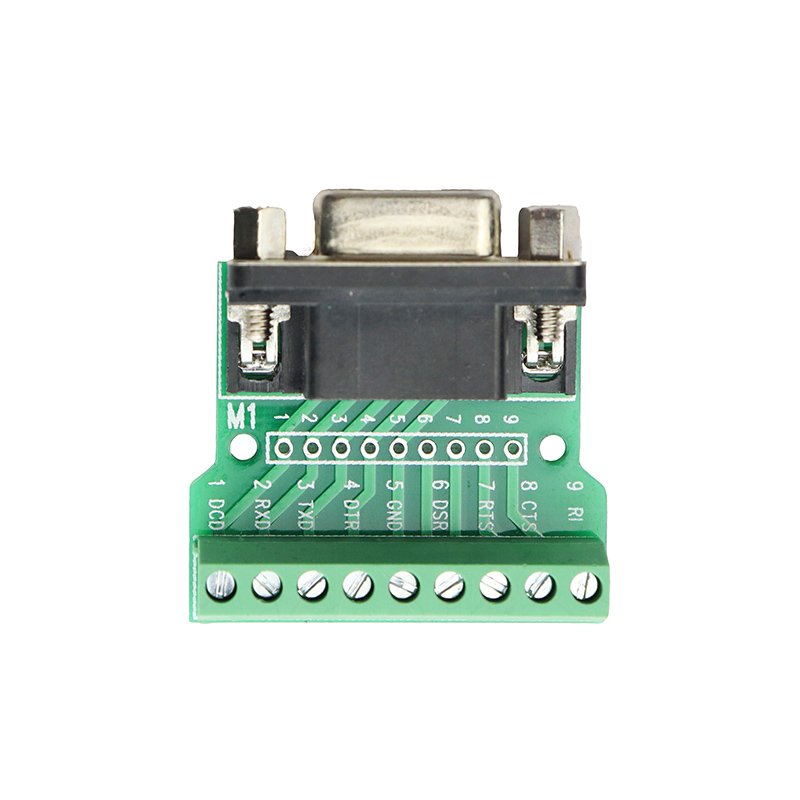 DB9 Connector Module DB9 Female Connector Module DB9 Female Screw Terminal To RS232 RS485 Conversion Board 9 Pin 9 Hole DB9 Connector DB9 To Screw Terminal Adapters DB9 RS232 Connector DB9 Module DB9 Breakout Board. 