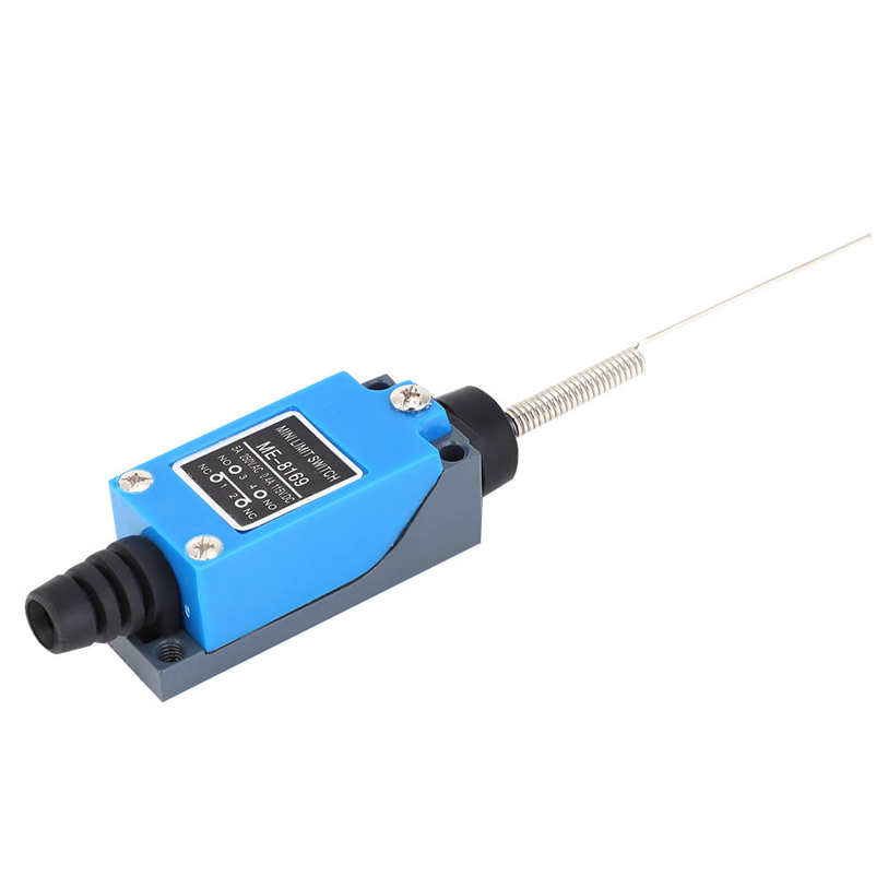 Mini Limit Switch ME-8169 Micro switch 250V 5A Flexible Coil Spring Arm. 