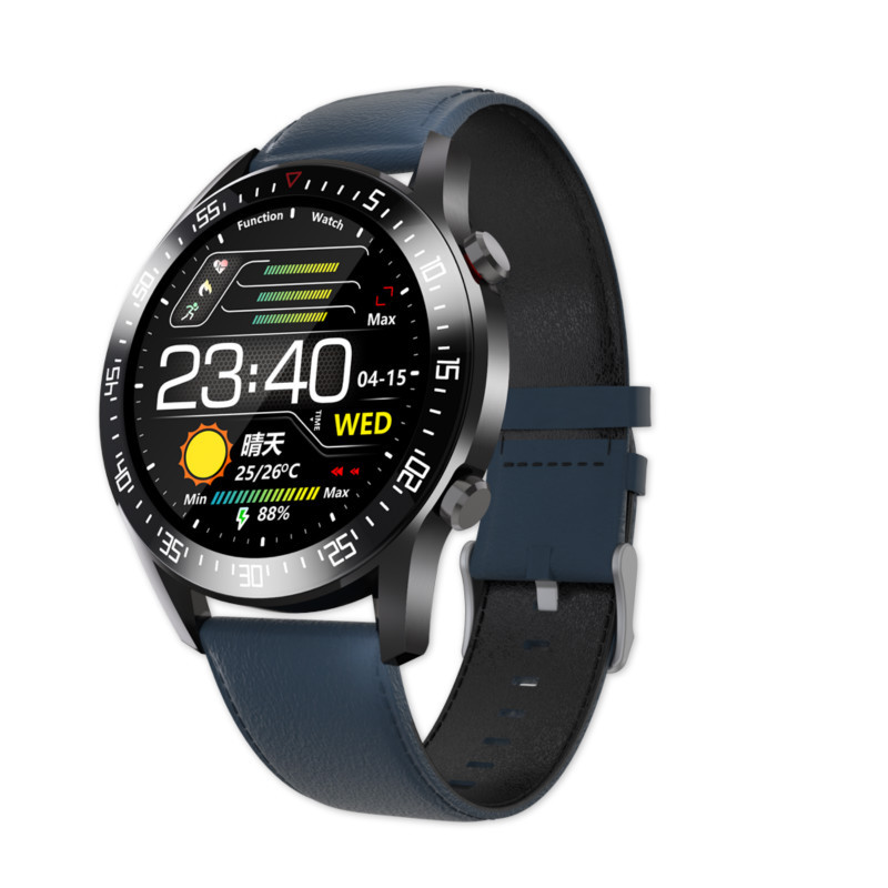 Smartwatch C2 smartwatch full touch screen step counting, blood oxygen and heart rate IP68 waterproof Bluetooth watch. 