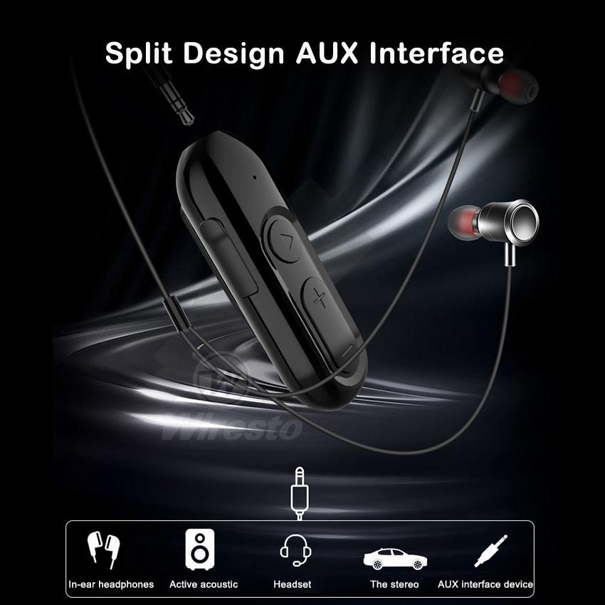 Wiresto V18 Wireless in-Ear Multi-Function Bluetooth Headset HiFi Noise Canceling Stereo Earphones. 
