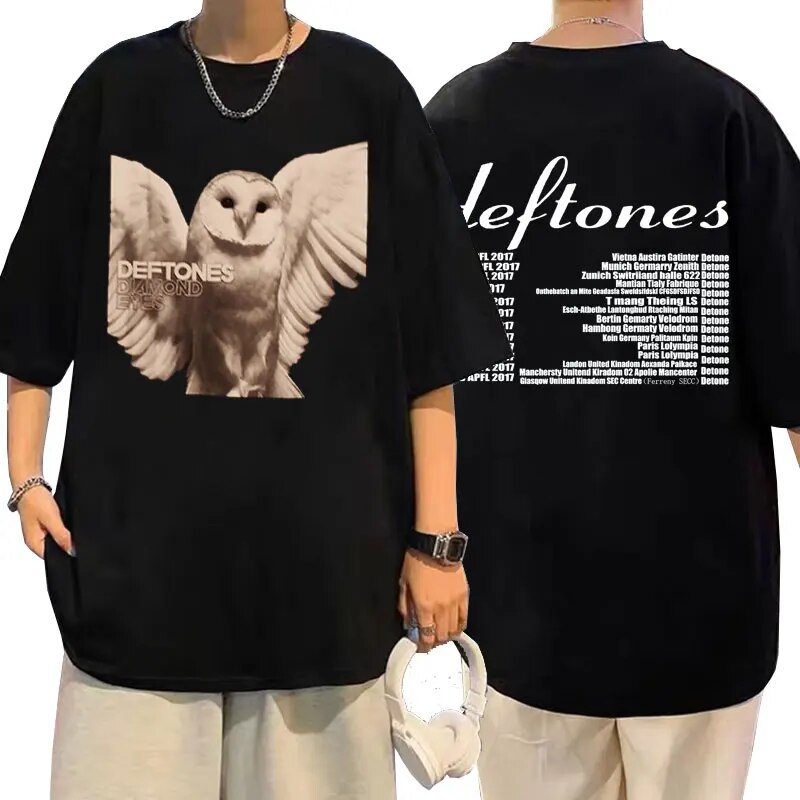 Limited Edition Deftones Tshirt Around The Fur T-shirt Adrenaline T Shirt White Pony Deftones Merch Chino Moreno Diamond Eye Tee. 
