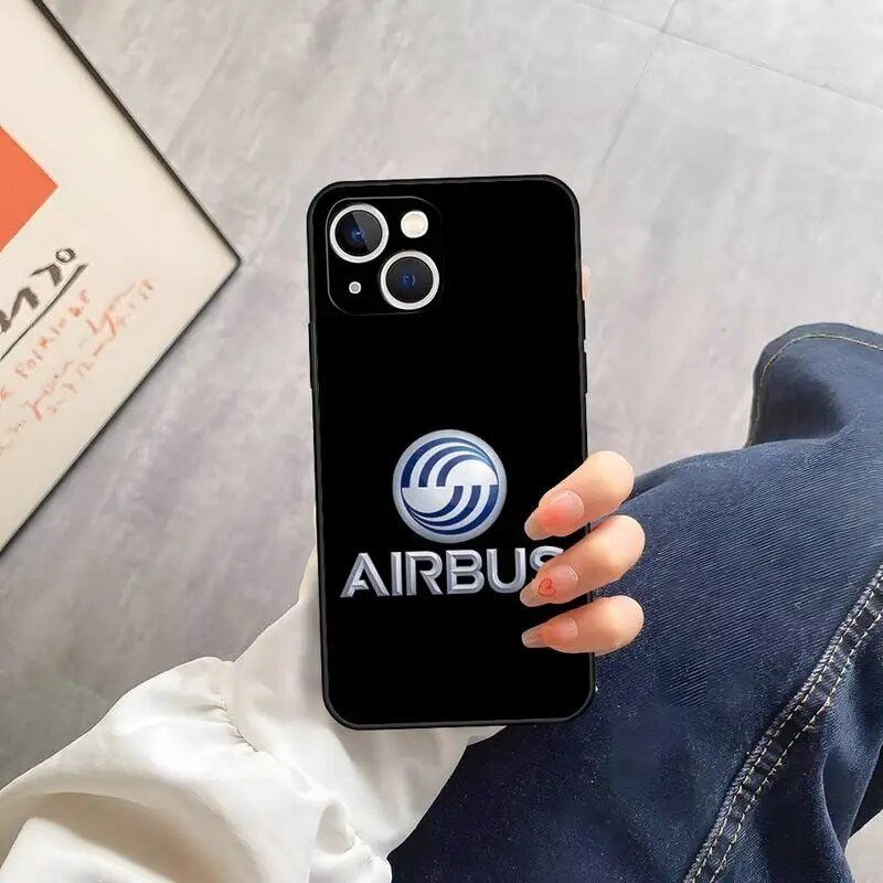Airbus Logo Phone Case For Iphone 14 13 Pro Max 12 Xr X Xs Mini For 6 6s 7 8 Plus Se 2020 2022 Mobile Phone Accessories. 