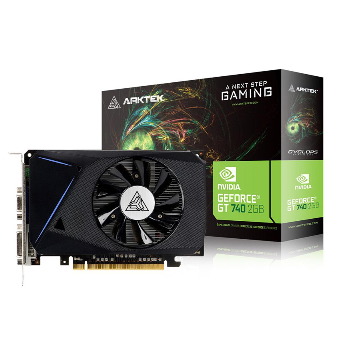 ARKTEK NVIDIA GeForce GT740 128bit 2GB DDR5 Graphics Card