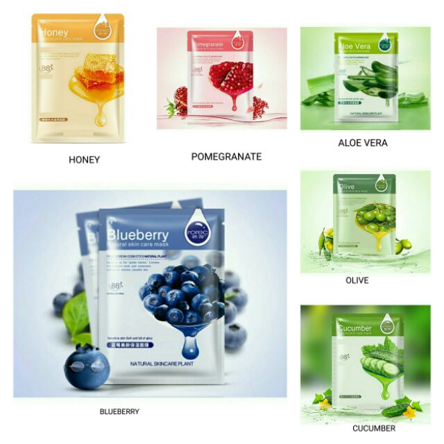 Bioaqua Fruity Face Mask Sheet 30gm