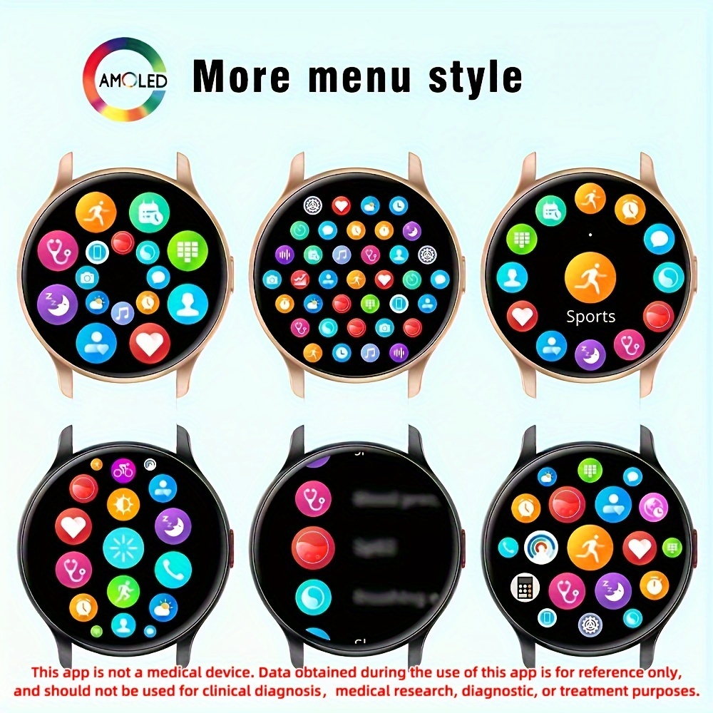 1.43 Inch Full Touch Screen Round Wireless Wireless Call Watch Smart Watch, With 100 Sports Modes Exercise Fitness Tracker, Voice Calling Always On Display Smart Watch For Men Women. 