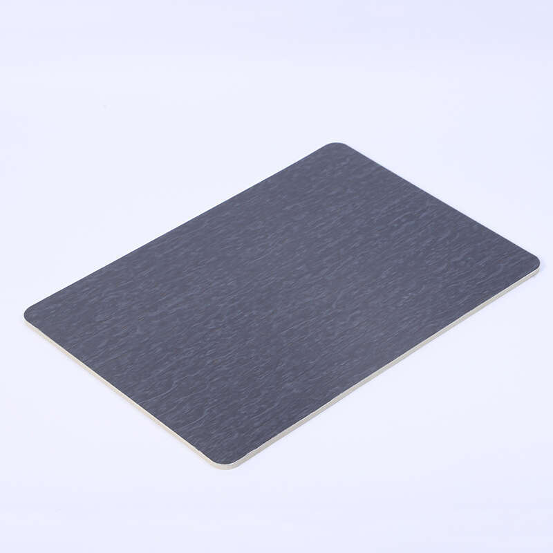 Carbon crystal board charcoal co extruded decorative bamboo wood fiber wall panel metal PET high gloss seamless panel. 