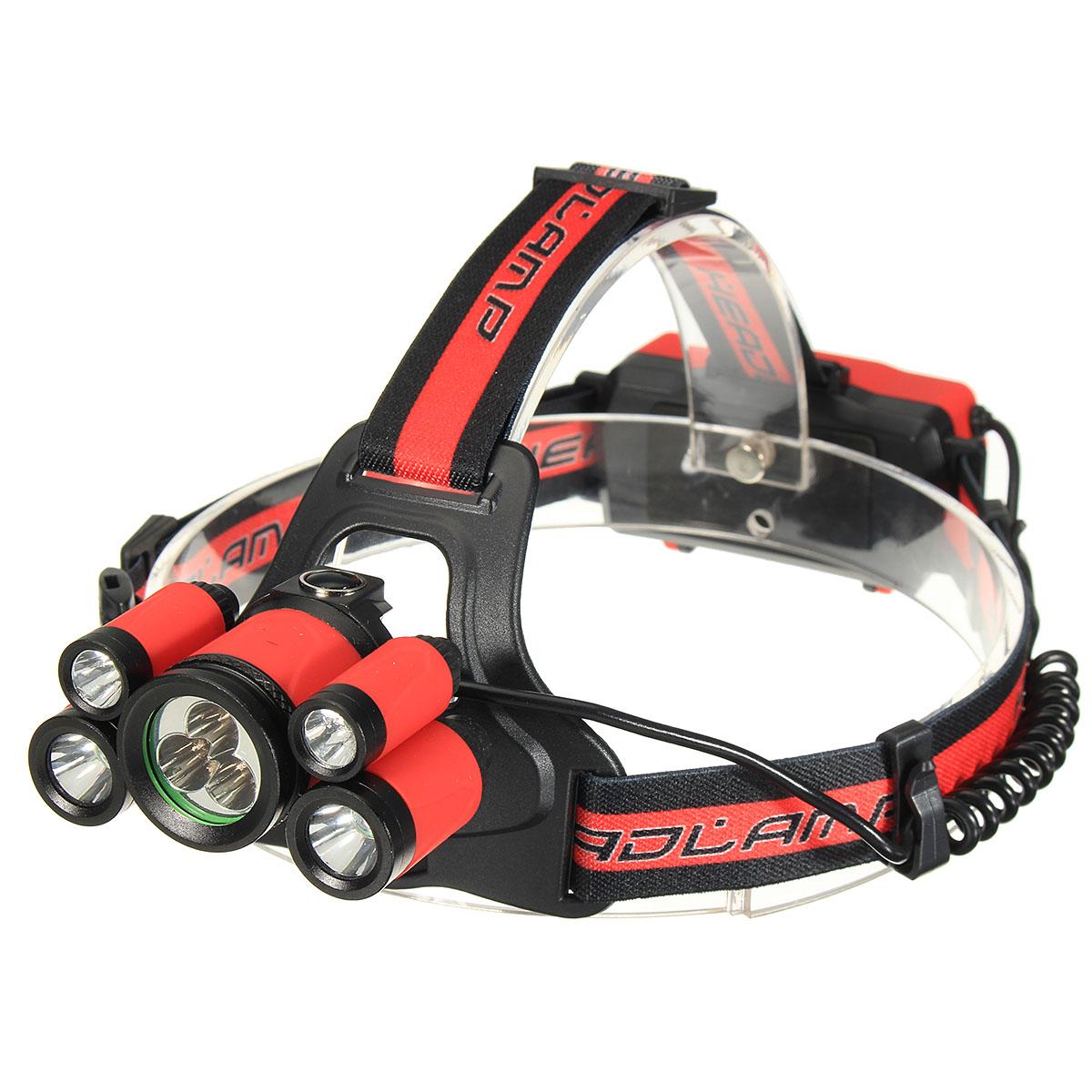 7x XM-L T6 LED 40000LM Headlamp USB Rechargeable Headlight Head. 