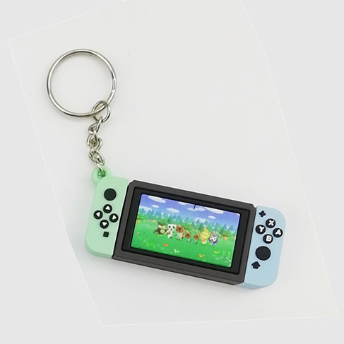 Handle keychain Monomori charm Key ring Mario Movement [Optional] Switch key Mary game hand. 