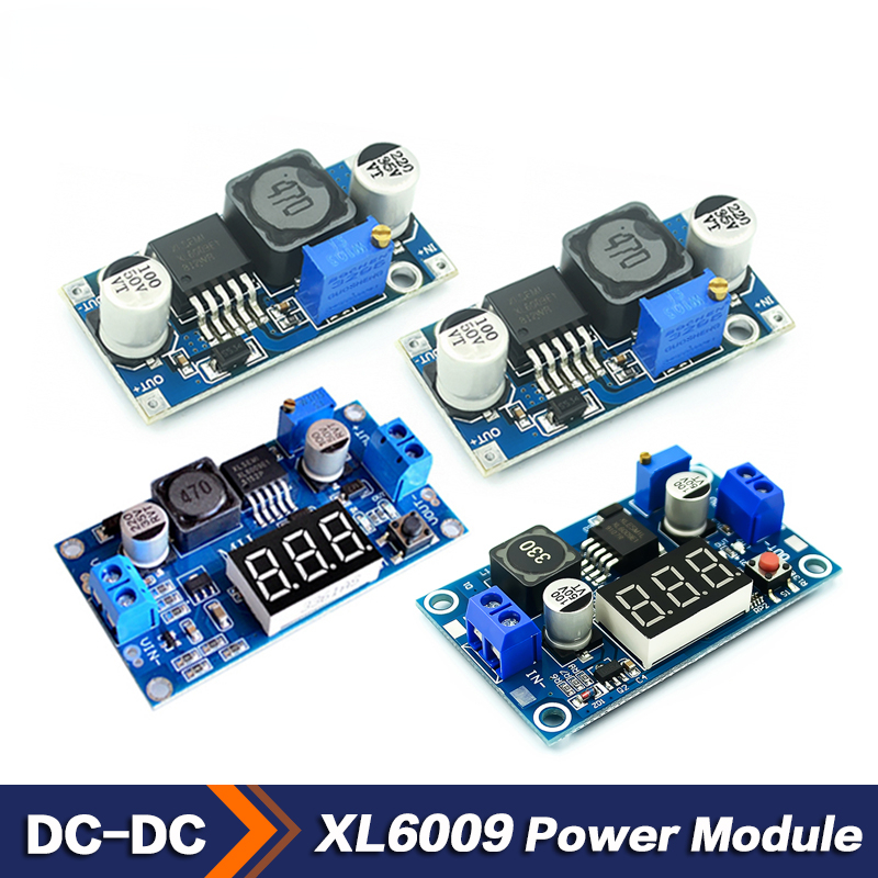XL6009 4A Boost Converter Step Up Adjustable 15W 5-32V to 5-50V DC-DC Power Supply Module High Performance Low Ripple - Innovative Design