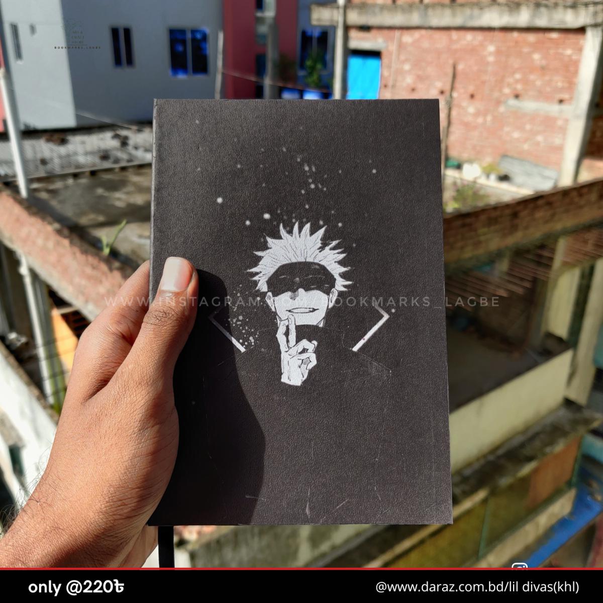 Jujutsu Kaisen Anime Notebook (blank pages,20cm/14cm size,120 pages)