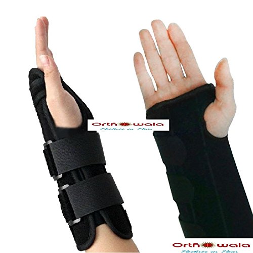 Wrist Support Splint: Ideal for Reducing Pain from with Carpal Tunnel, Sprains, or Arthritis. Suitable for Both Hand. 