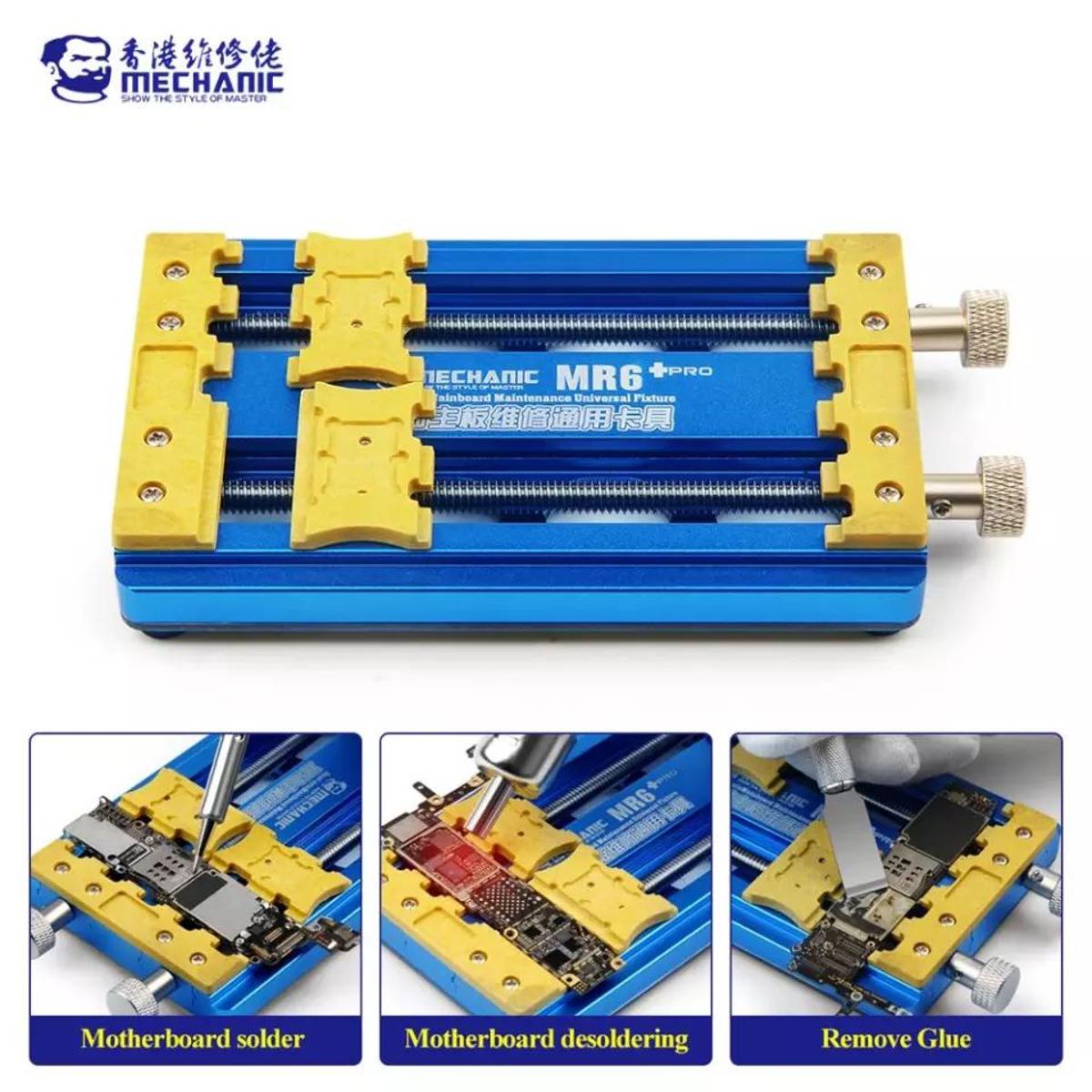MECHANIC MR6 PRO Universal PCB Holder Precision Double-Bearings Fixture for Motherboard Integrated IC Chip Remove Glue Clamp