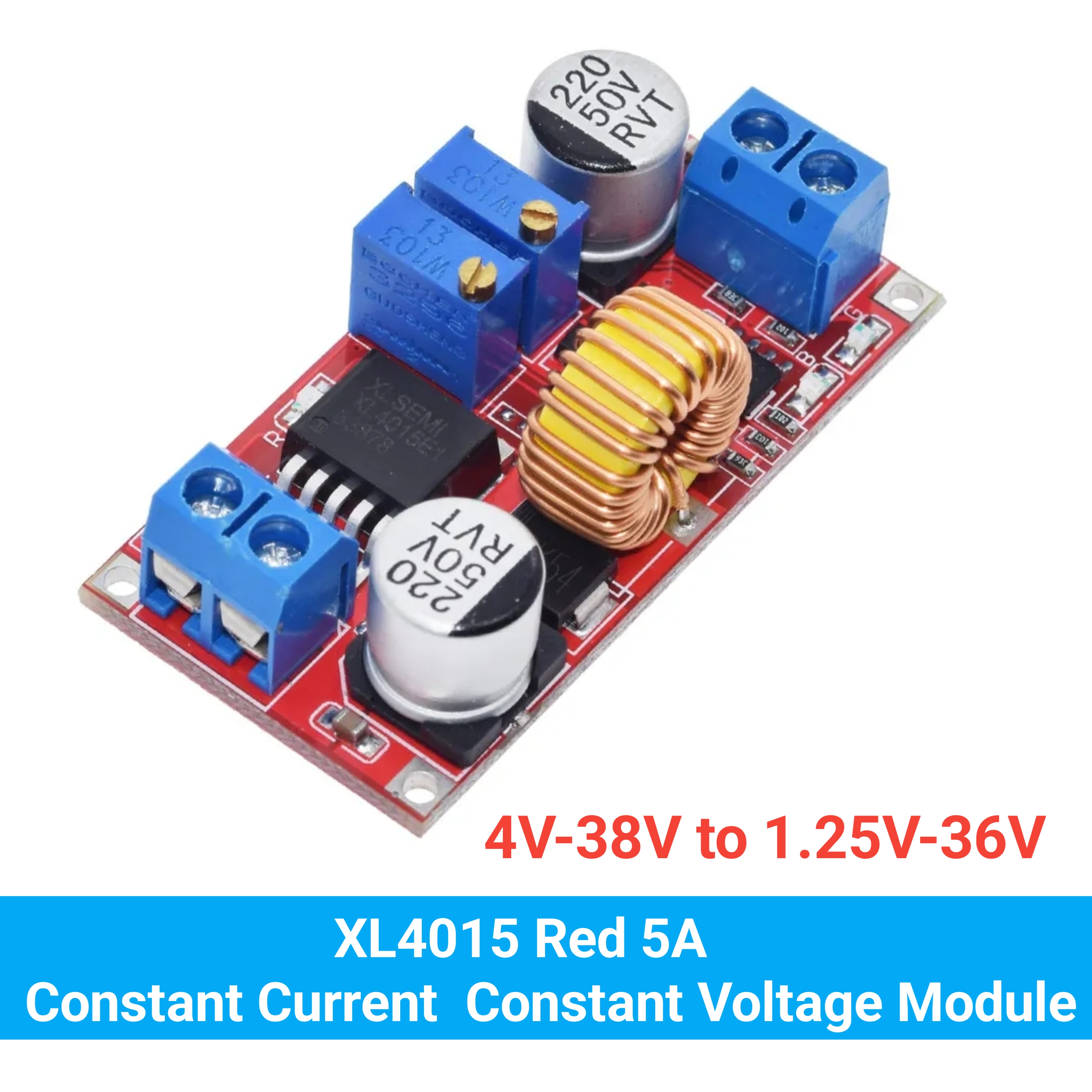 XL4015 LM2596 Mini360 Mini560 MP1584EN 5A 3A 2A DC 4.5-30V to 1.5V-24V  adjustable Power Step-down Module DC CC CV Lithium Battery  Charging Board Led Power Buck Converter. 