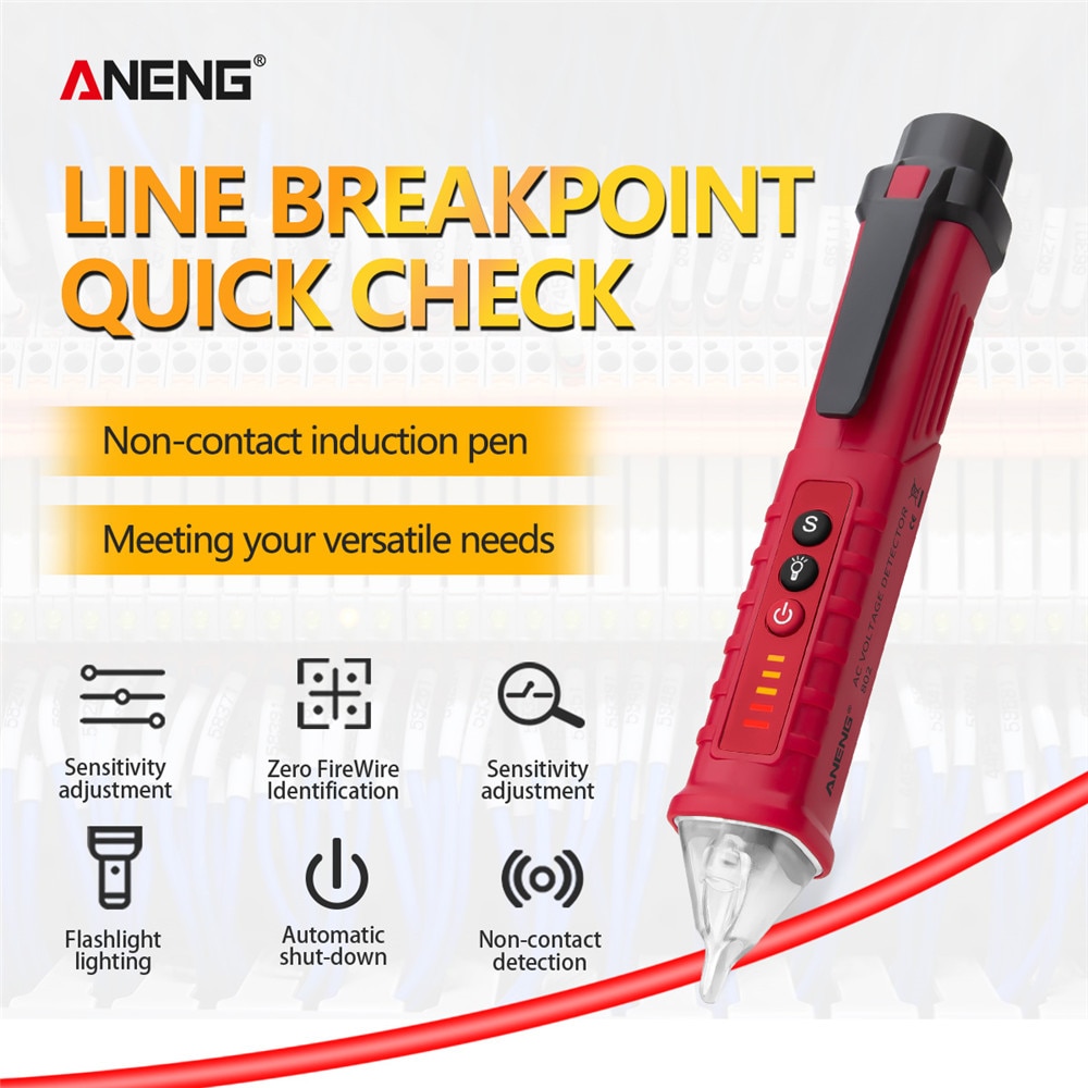 ANENG VD802 Digital 12-1000V AC/DC Voltage Detectors Non-Contact Pen Tester Meter Volt Current Electric Test Pencil 2020 new. 