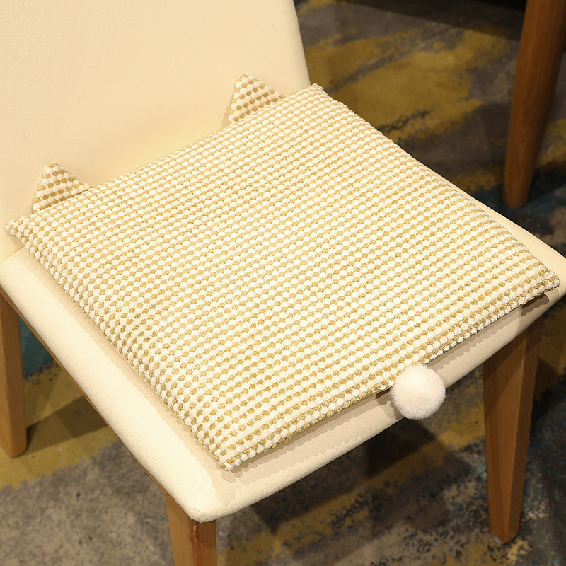 Cute cat cushion memory foam slow rebound girls' bedroom living room floor futon cushion tatami mat