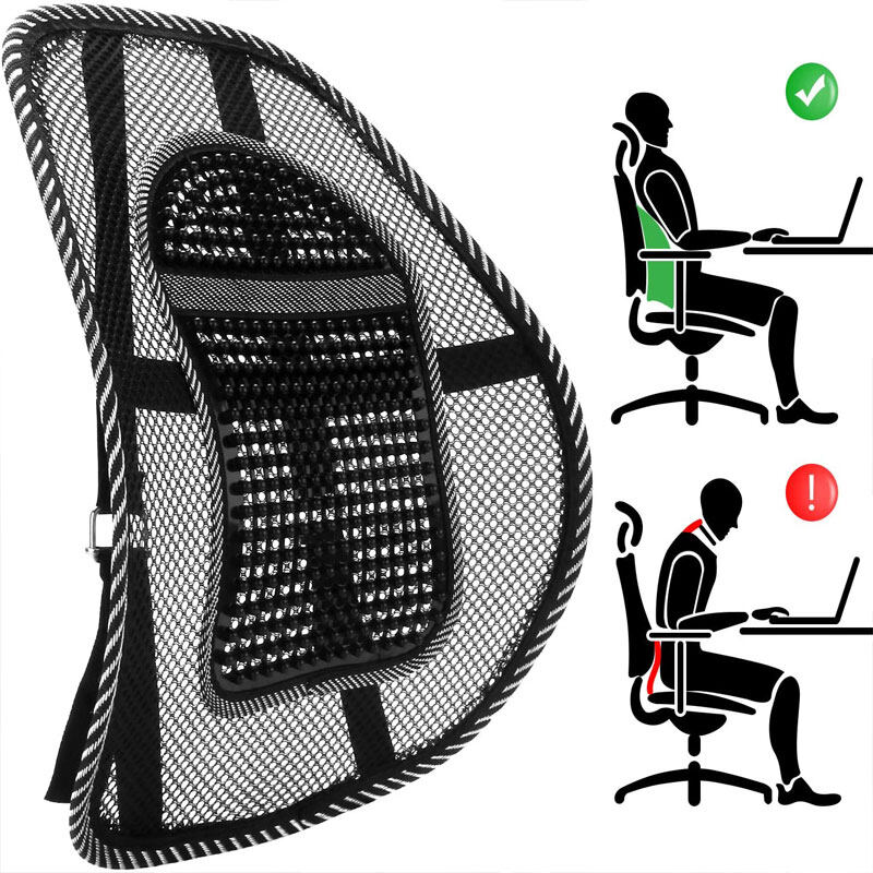 Sit Right Back Support for Any Kind of Chair - Black. 