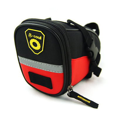 B-SOULYA-080 Mountain Bike Saddle Tail Bag Tool Rear Seat Paddle Bag Riding Equipment Bike Bag