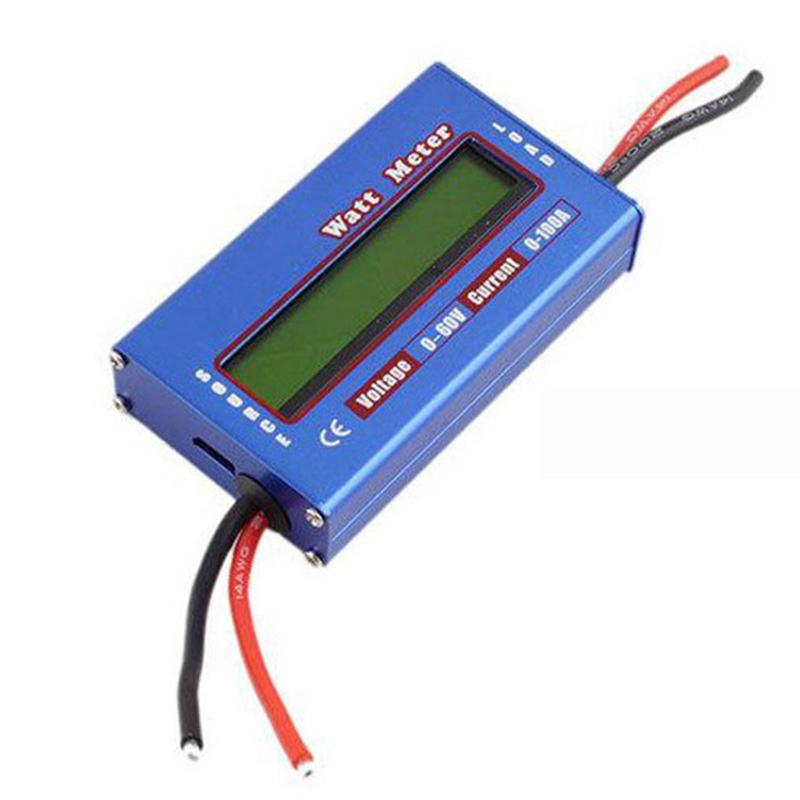 Digital Wattmeter Watt Meter Power Meter DC 60V 100A Balance Voltage power source Checker. 