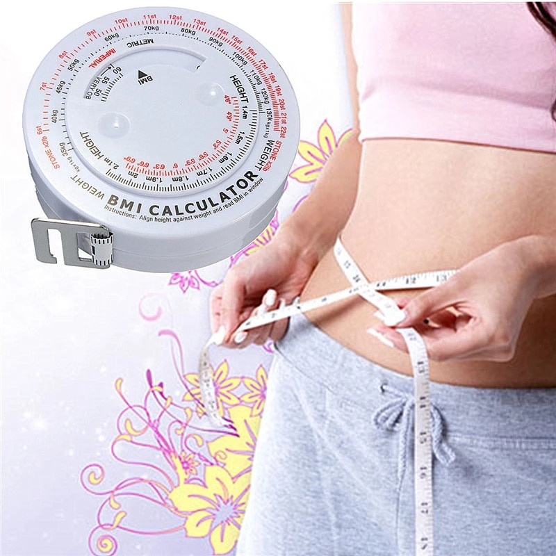 sale!  Body fat Caliper PLICOMETRO (skin fold caliper)  with slim guide manual BMI calculator (BMI body measure tape)-BMI tape. 