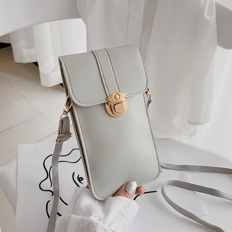 Fashion Touchable PU Leather Change Bag / Cute Crossbody bag for Touches Screen Mobile Phone / Sunmmer Travel Handb. 