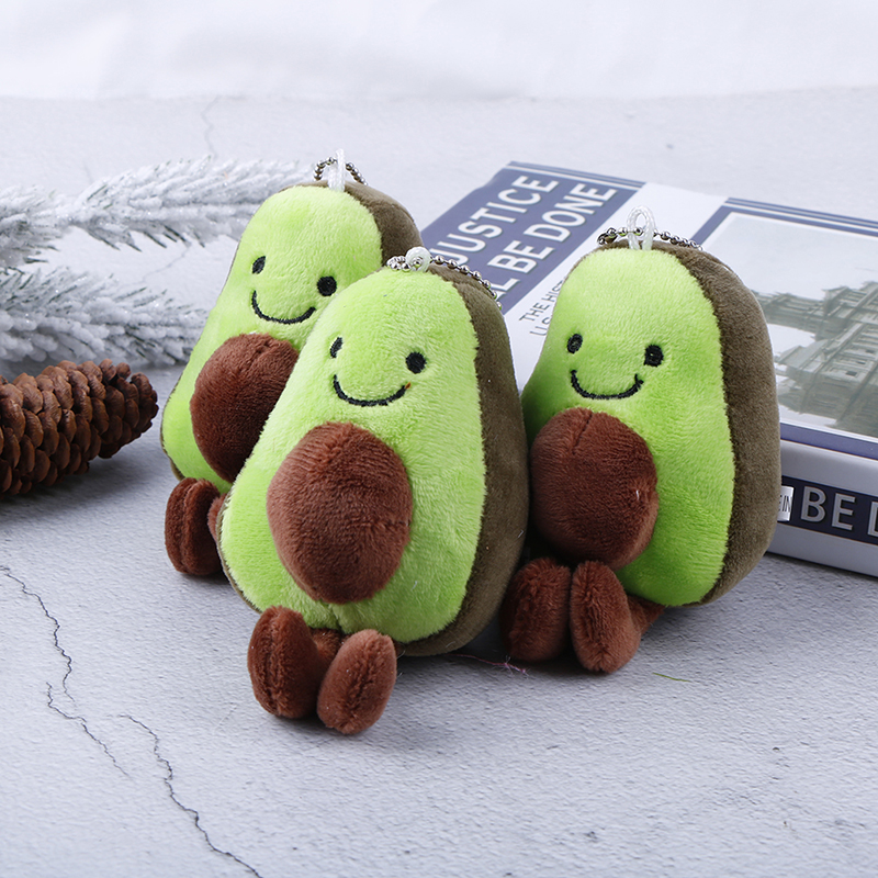Avocado Plush Keychain Avocado Plushie Keychain| Avocado Keychain