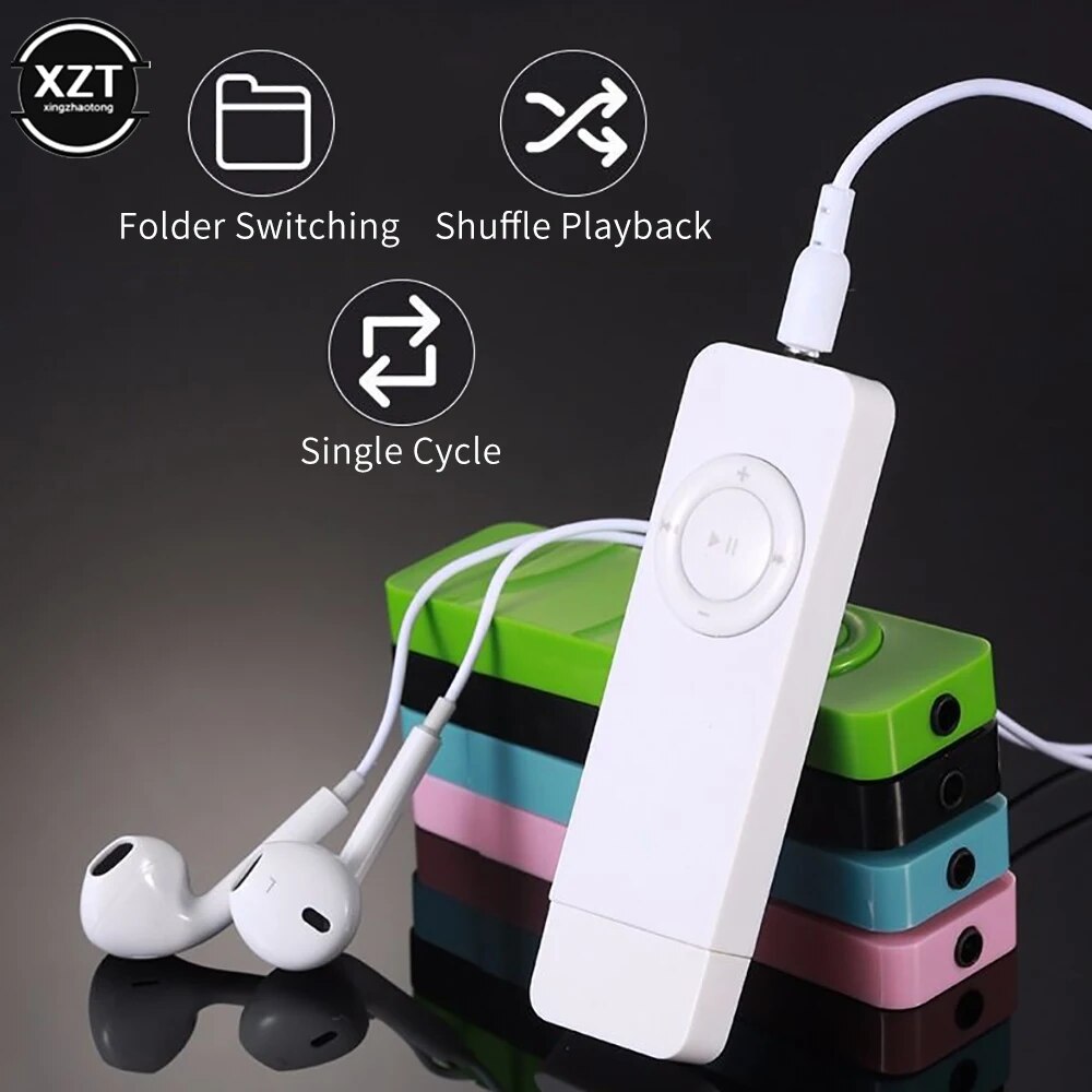 USB In-line Card MP3 Player Portable U Disk Mp3 Player Music Media MP3 Player Support Micro SD/TF Card Long Strip Music Player. 