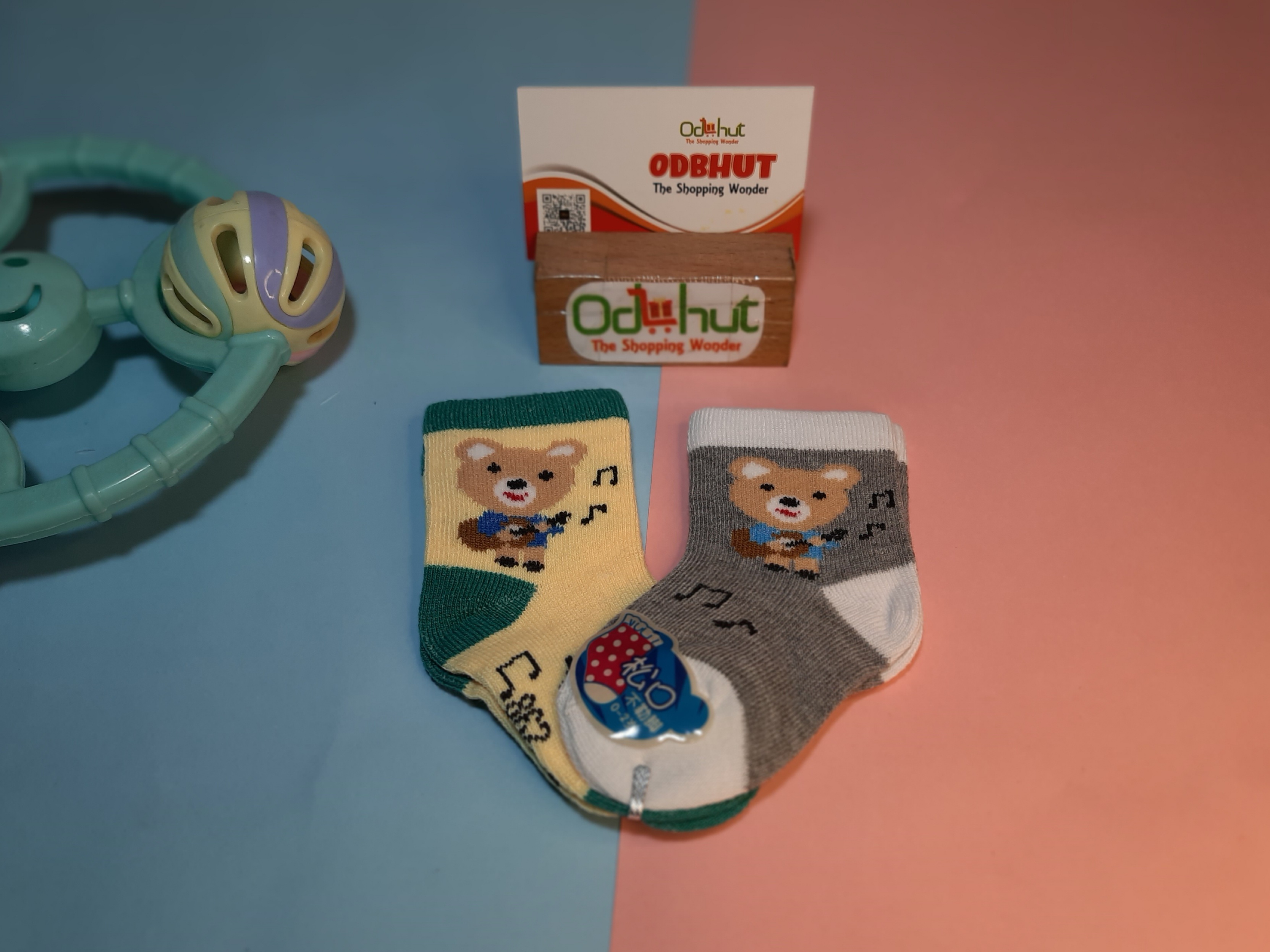 Bangbang baby bear socks 2 pair set baby boy girls sock. 
