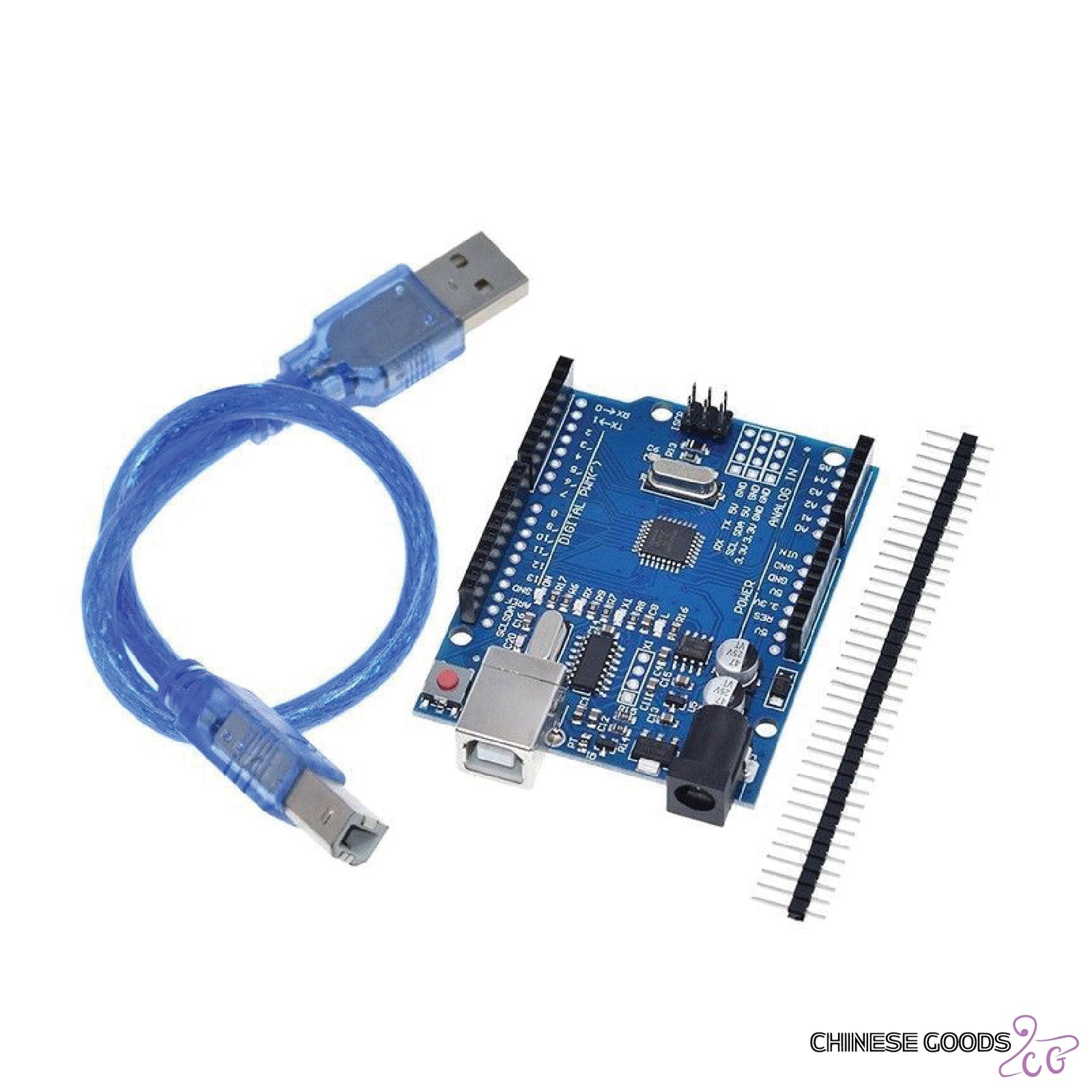 Arduino UNO R3 DIP development board ATmega16U2 and SMD board official version. 