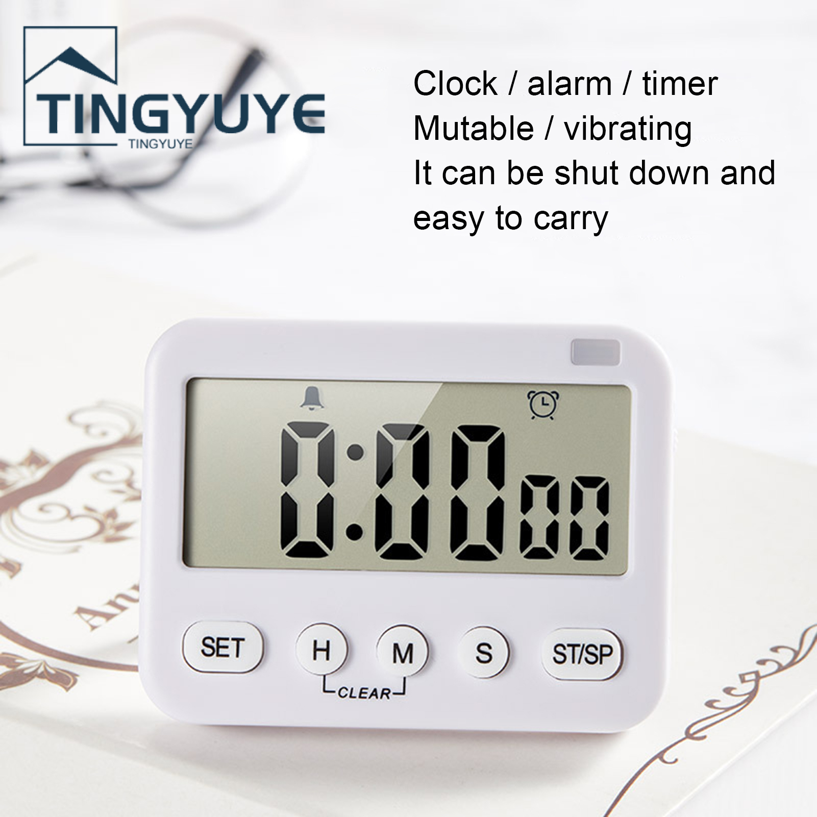 Cooking Timer Management 3-in-1 Multi-purpose Long Lasting Baking Reminder Kitchen Tools. 