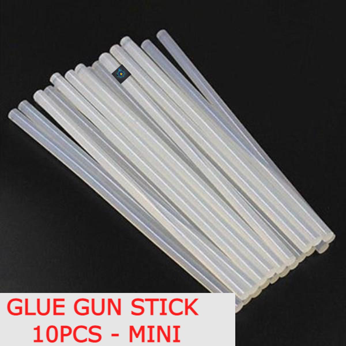 10 Pcs Hot Melt Glue Stick Set (For small Gun Thin Size) High Quality Clear Hot Melt Glue Gun Sticks