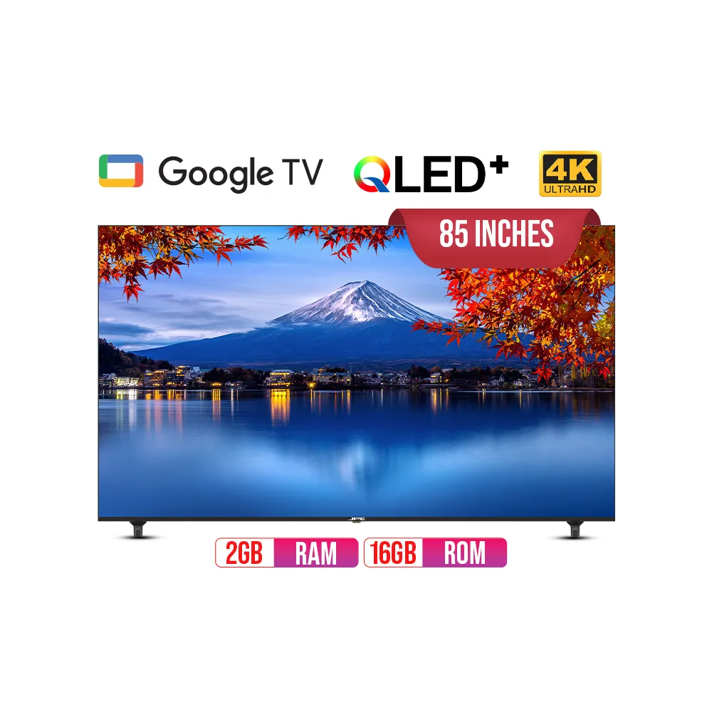 JPE 85" Google Smart TV DLED 4K, E85F2A