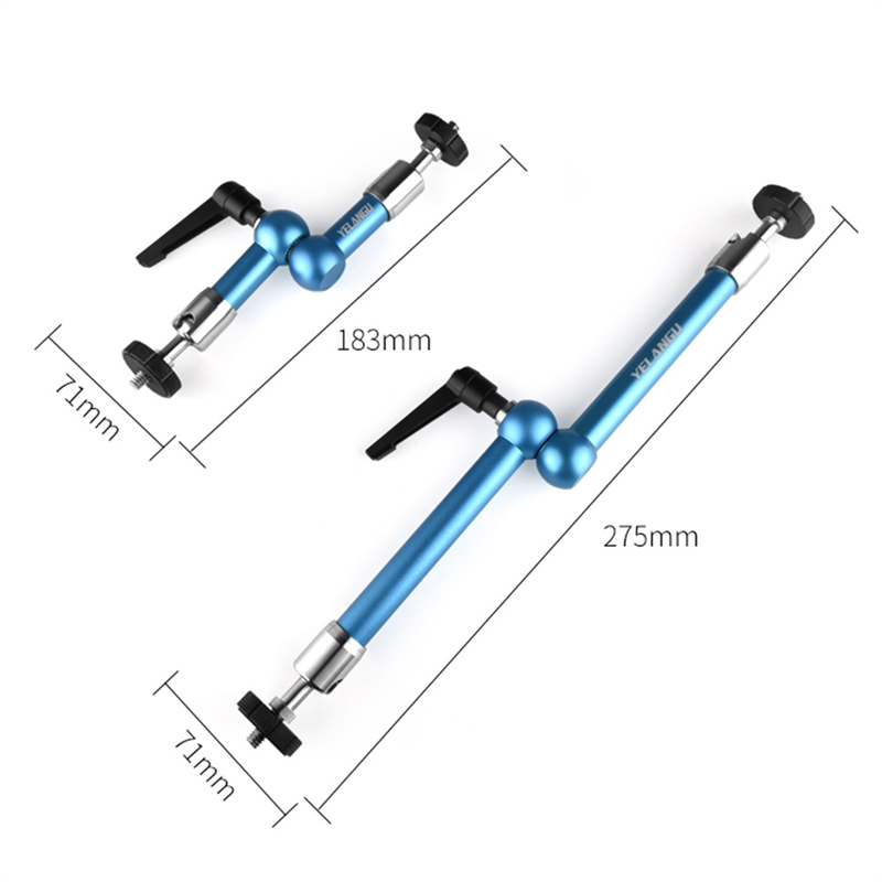 JDXHLAU A75 Universal Bracke 11 Inches Adjustable Magic Arm Articulating Weight Capacity 10KG 1/4 Screw Camera DV Monitor. 