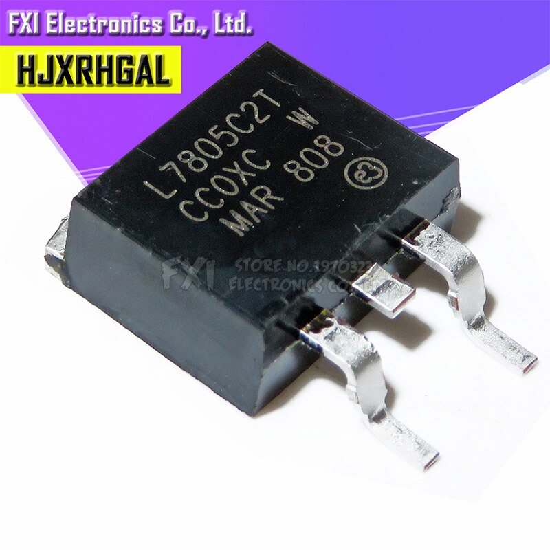 【happy one】7805 three-terminal regulator TO-263 (D2PAK) authentic. 